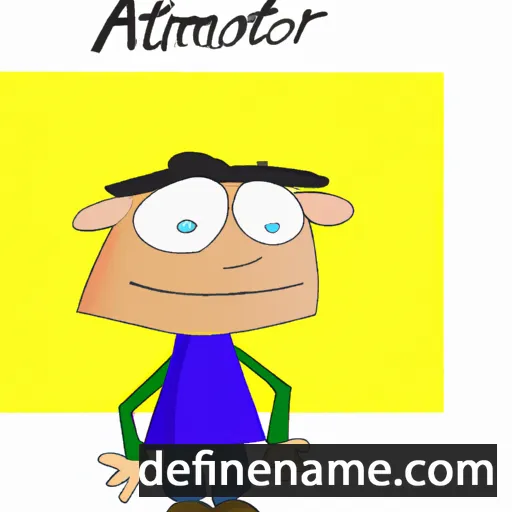 cartoon of the name Amator