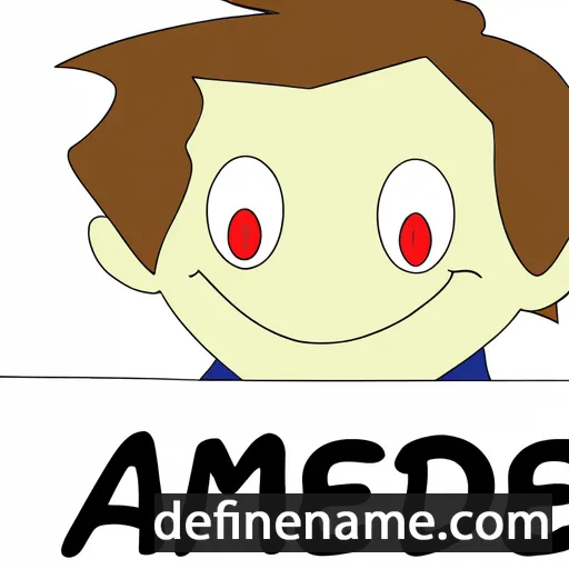 cartoon of the name Amédée