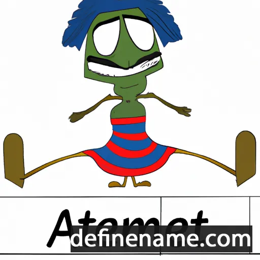 cartoon of the name Amenemhet