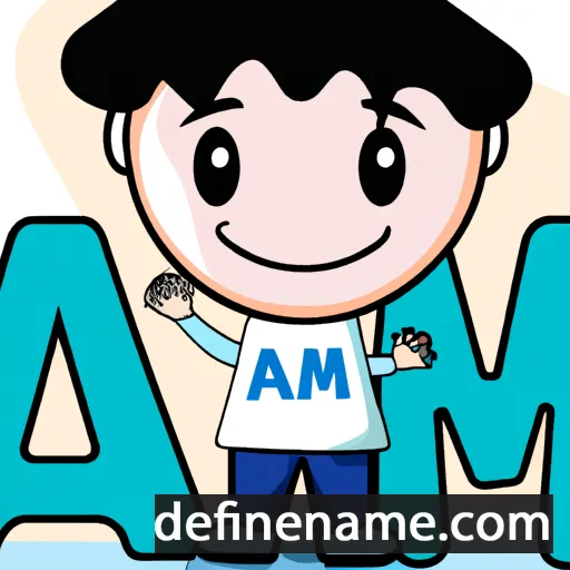 cartoon of the name Ami