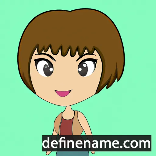 cartoon of the name Amie