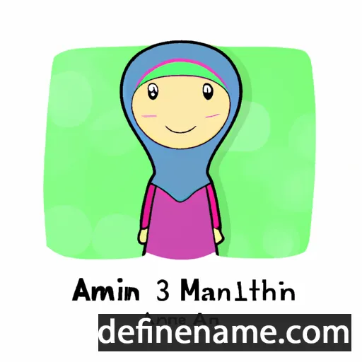 Aminah cartoon