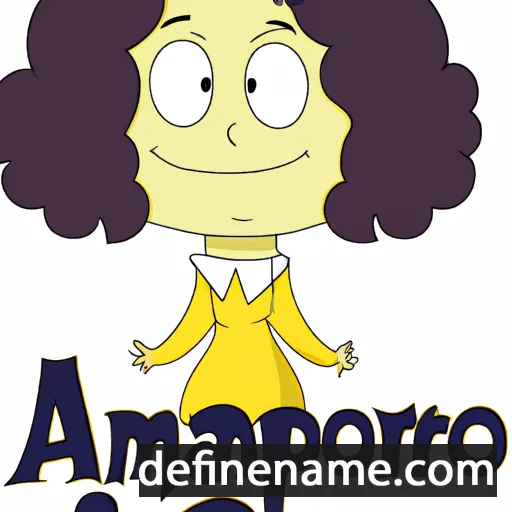 cartoon of the name Amparo