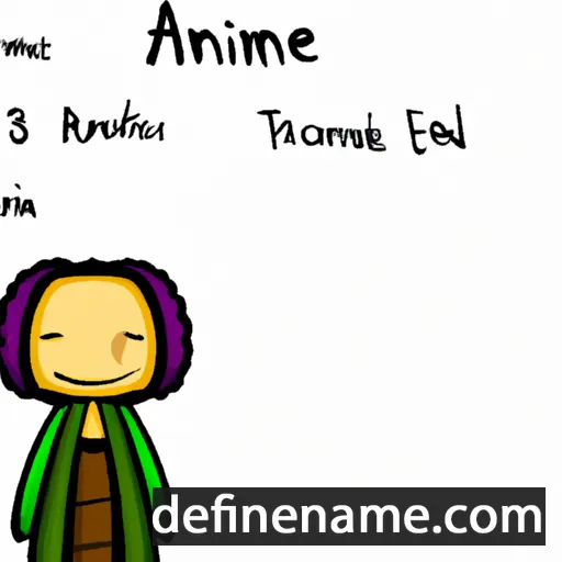 cartoon of the name Amunet