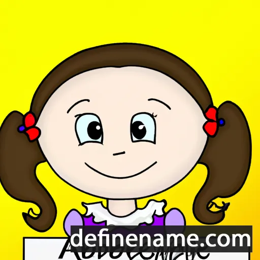 cartoon of the name Anabelle