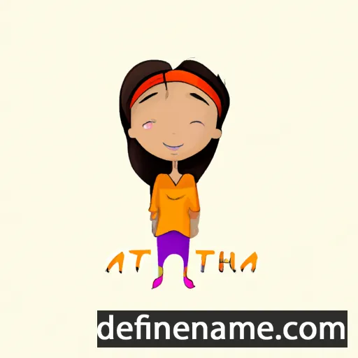 cartoon of the name Anahita