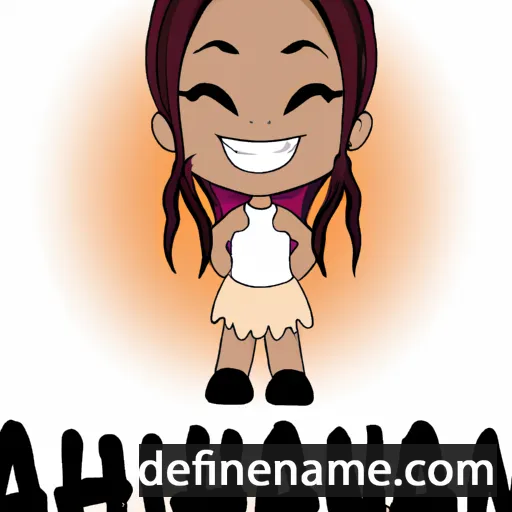 cartoon of the name Anaiah