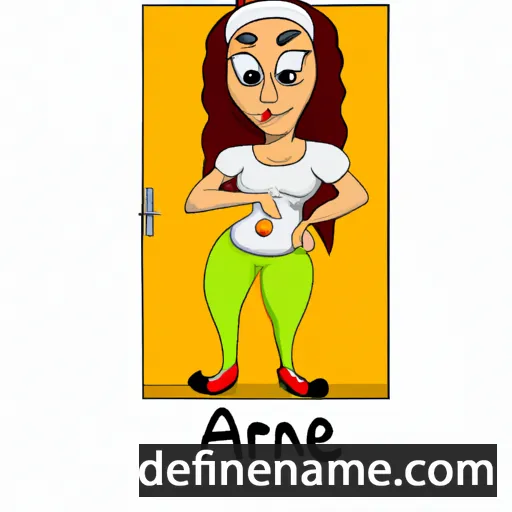 cartoon of the name Anar