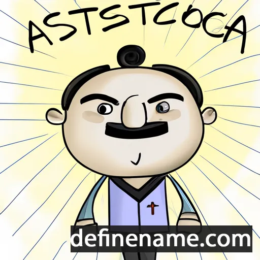 cartoon of the name Anastacio