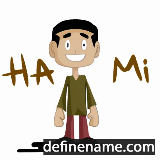 cartoon of the name Hakim