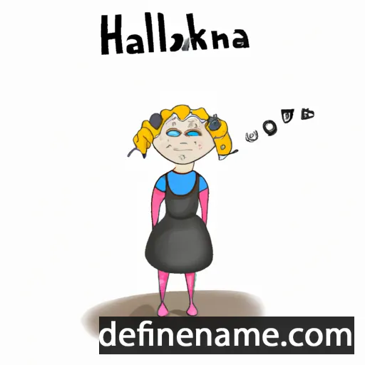 Halinka cartoon