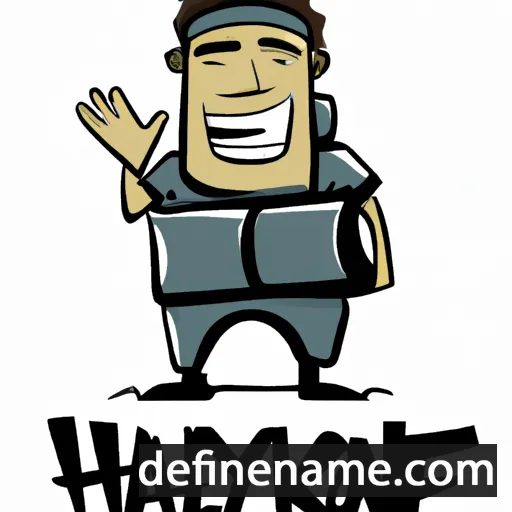 cartoon of the name Halkyone