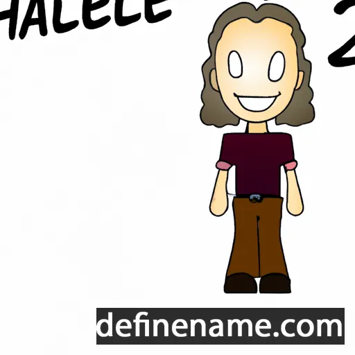 Halle cartoon