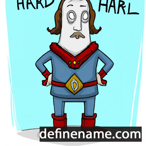 Hallvarðr cartoon