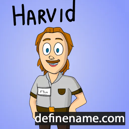 Halvard cartoon