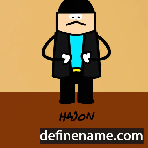 cartoon of the name Halvdan