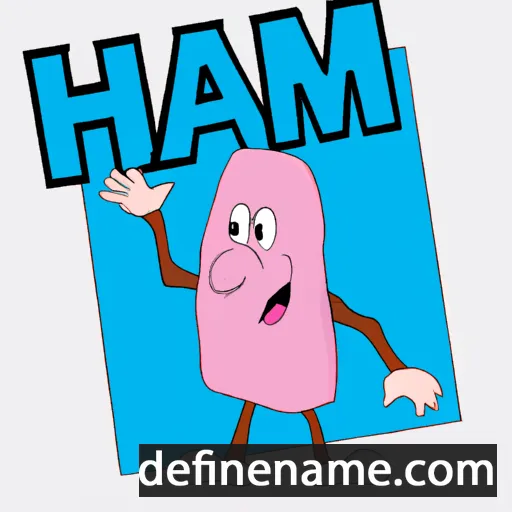 cartoon of the name Ham