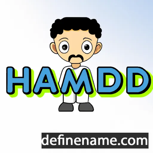 cartoon of the name Hamid