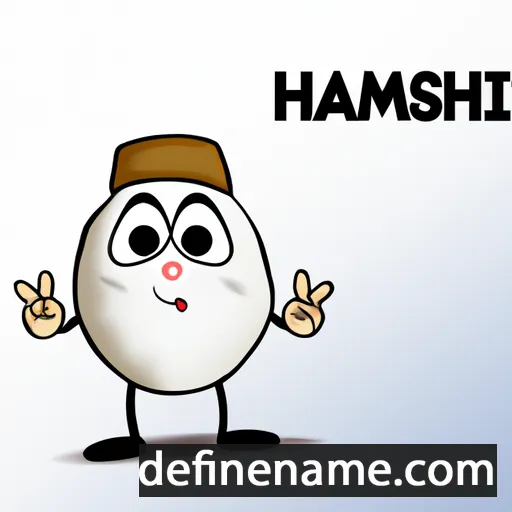 cartoon of the name Hamisi