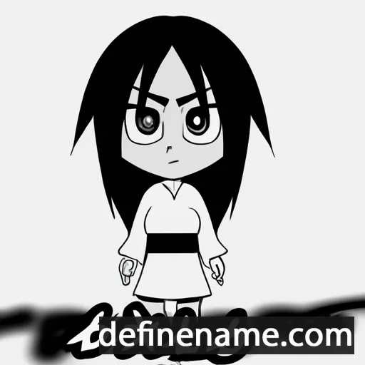 cartoon of the name Hanako