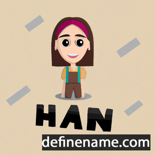 Hani cartoon