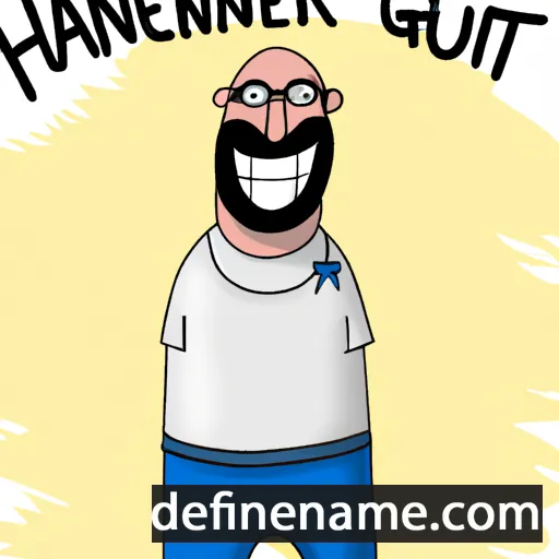 cartoon of the name Hans-Günter