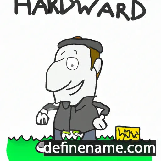 cartoon of the name Hardwic