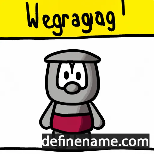 cartoon of the name Haregewoin