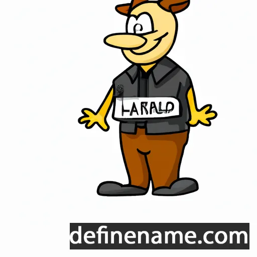 cartoon of the name Hariwald