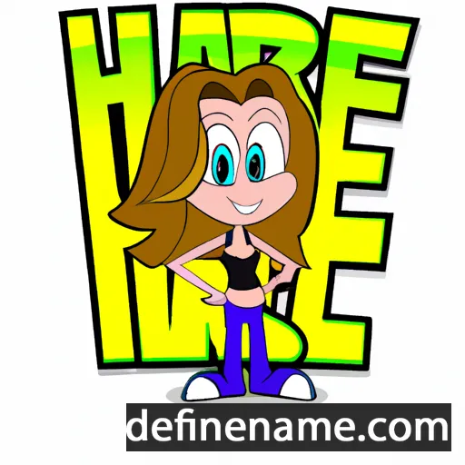 cartoon of the name Harlee