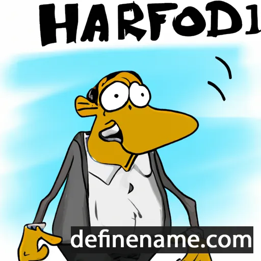 cartoon of the name Harold