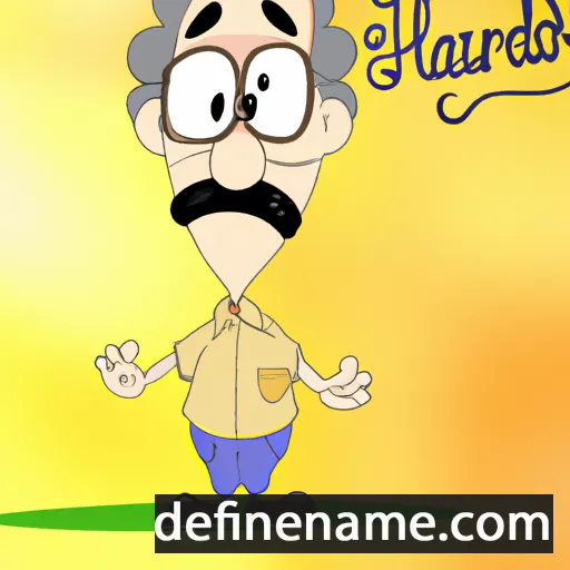 cartoon of the name Haroldo