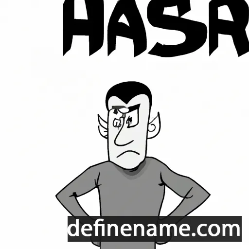 cartoon of the name Harsh