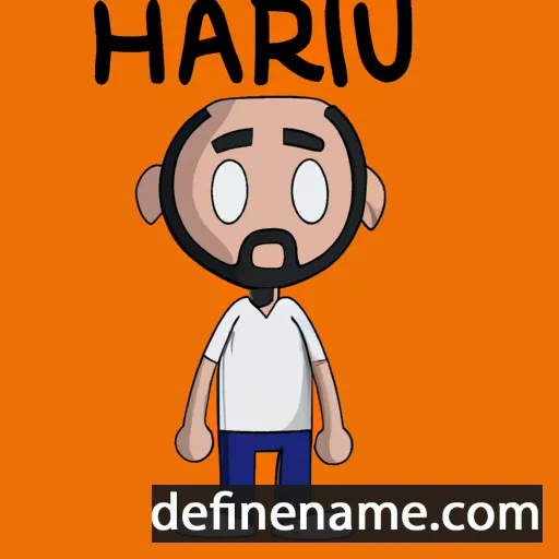 Harun cartoon