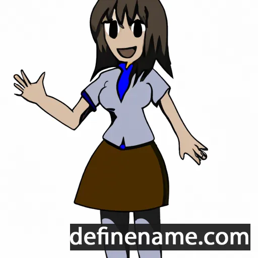 cartoon of the name Haruna