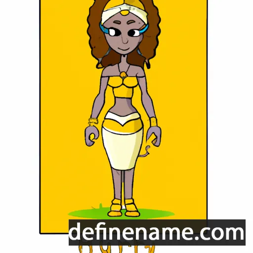 cartoon of the name Hathor