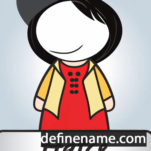 cartoon of the name Hatice