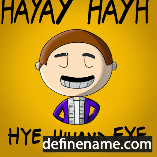 cartoon of the name Haydn