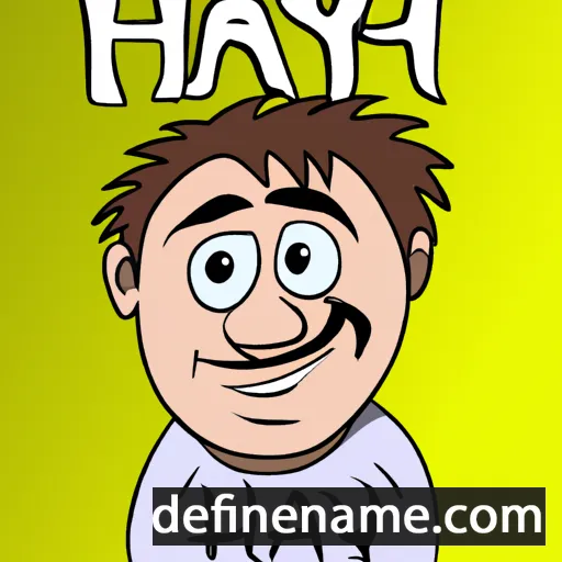 cartoon of the name Hayk