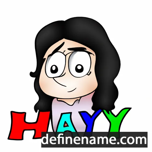 cartoon of the name Hayri