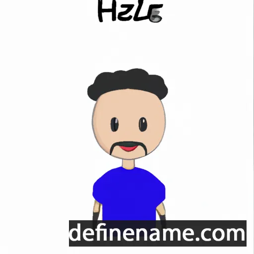 cartoon of the name Hazael