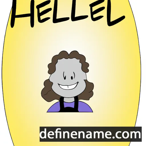 cartoon of the name Hélène