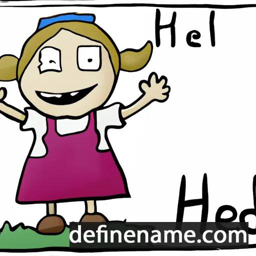 Heidi cartoon