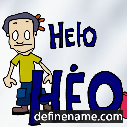 cartoon of the name Heiko