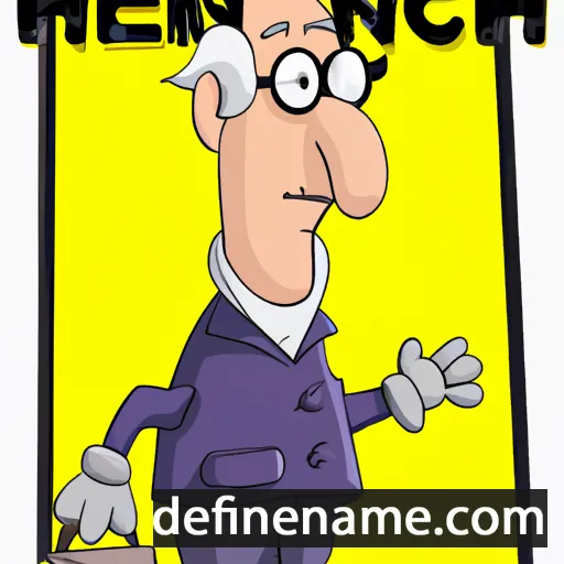 cartoon of the name Heinrich