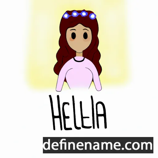 cartoon of the name Helēna