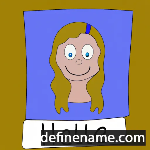 cartoon of the name Helene