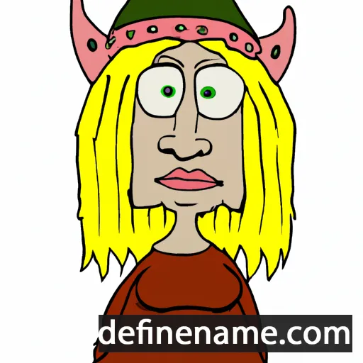 cartoon of the name Helga