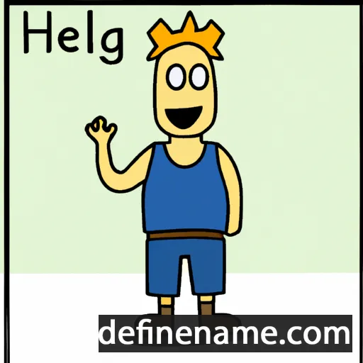 cartoon of the name Helgi