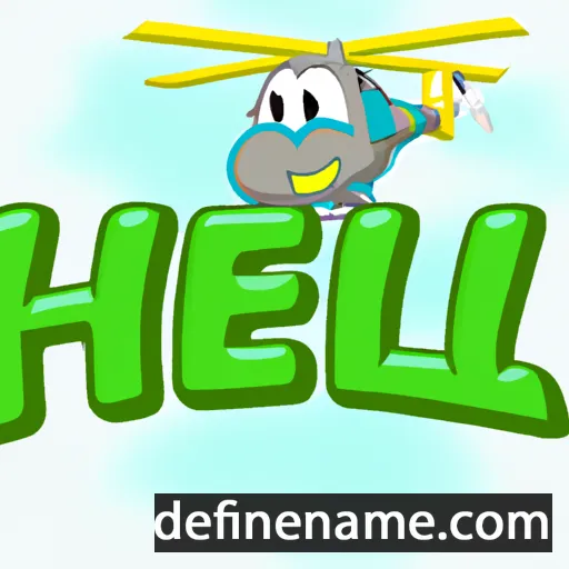 cartoon of the name Heli